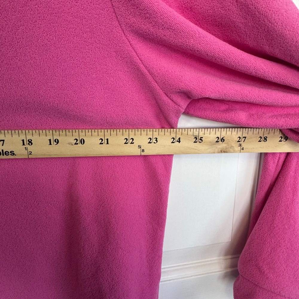 Dudley Stephens Pink Fleece Puff Sleeve Sweatshirt XXL - Picture 16 of 16